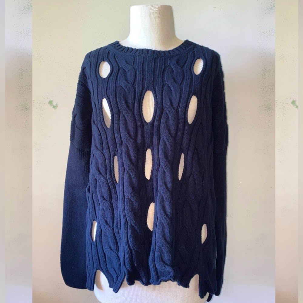 Navy Blue Sweater